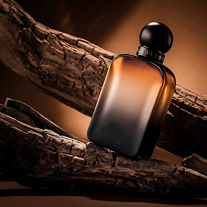 pngtree a perfume bottle showcased with elegant lighting without brand name image 17239816